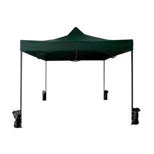 Rebecca Mobili Rozsuwany Namiot na Altane z 4 Ciężarami Metalowy Poliester Zielony Fair Bag Garden Market 3,1 x 3 x 3 m - Altany ogrodowe - miniaturka - grafika 1