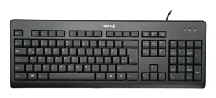 TERRA 1500 klawiatura Biuro USB QWERTZ Niemiecki Czarny - Klawiatury - miniaturka - grafika 1