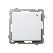 Wyłączniki światła i elektryczne - Wyłącznik schodowy SONATA - biały mat - miniaturka - grafika 1