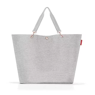 Torebki damskie - Reisenthel Shopper przestronna torba na zakupy i elegancka torebka w jednym z wodoodpornego materiału, Twist Sky Rose, XL, nowoczesny ZU1035 - grafika 1