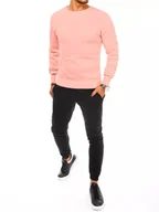 Dresy męskie - Dres męski różowo-czarny Dstreet AX0647-M - miniaturka - grafika 1