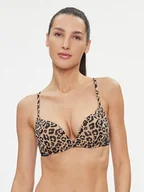 Biustonosze - Guess Biustonosz z fiszbiną O3YC00 KBUT0 Brązowy - miniaturka - grafika 1