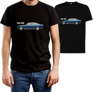 Koszulki męskie - T-SHIRT MĘSKI BMW DLA FANA E34 M5 M POWER Z NADRUKIEM KOSZULKA R-XS A503 - miniaturka - grafika 1