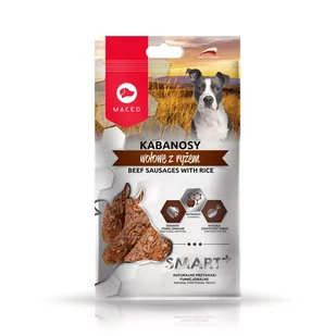 Maced Smart+ Kabanos Wołowy z Ryżem 100g przysmak dla psa - Przysmaki dla psów - miniaturka - grafika 1