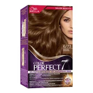 Farby do włosów i szampony koloryzujące - Wella Color Perfect 7, farba do włosów, 6/73 karmelowa czekolada, 50ml - miniaturka - grafika 1
