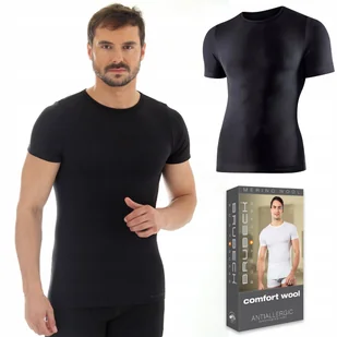 Koszulka męska WEŁNIANA termo BRUBECK SS11030 - XL - Koszulki męskie - miniaturka - grafika 1