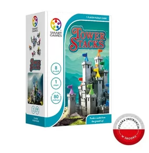 Smart Games Tower Stacks (ENG) IUVI Games - Łamigłówki - miniaturka - grafika 1
