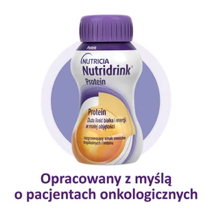 Nutridrink Protein rozgrzewający o smaku owoców tropikalnych i imbiru, płyn 4 x 125 ml - Żywienie medyczne - miniaturka - grafika 2