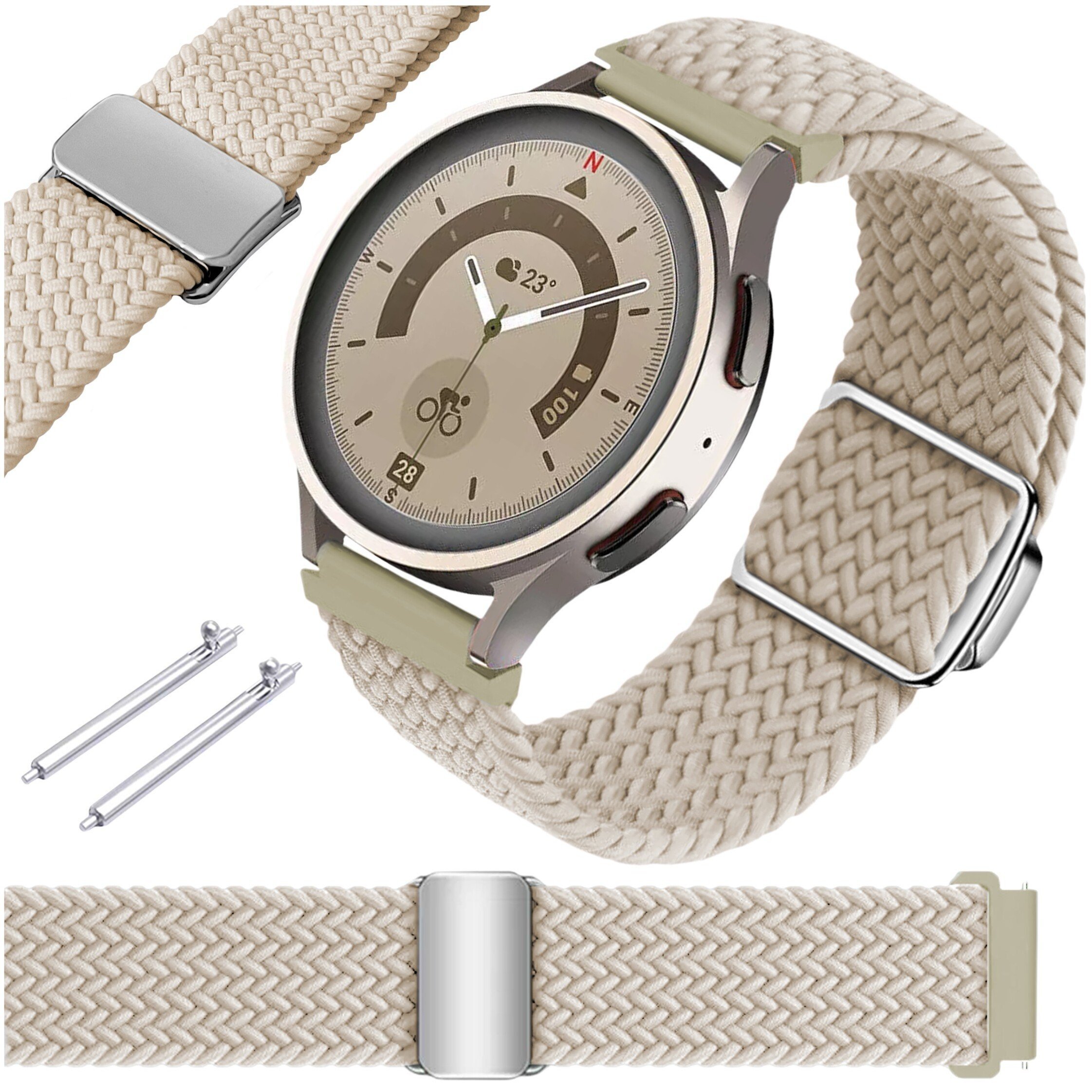 ChronSmarta Pasek ChronSmarta do Samsung Galaxy Watch 4 5 6 7 40mm 42mm 46mm Classic Pro Wzór 02