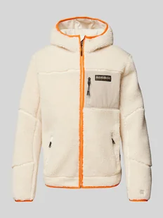 Bluza rozpinana z naszywką z logo model ‘YUPIK’ - Koszulki męskie - miniaturka - grafika 1