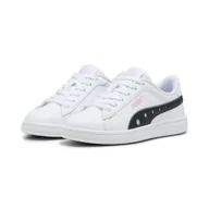 Buty dla dziewczynek - Dziecięce sneakersy PUMA Smash 3.0 Dance Party PUMA White Black Pink Lilac - miniaturka - grafika 1
