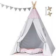 Namioty i tipi dla dzieci - Namiot dla dzieci Tipi Wigwam cotton DeLuxe Polski - miniaturka - grafika 1