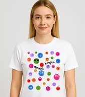 Koszulki dla dziewczynek - Damska koszulka na Dzień kropki - miniaturka - grafika 1