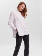 Koszule damskie - Vero Moda Koszula 10264952 Biały Regular Fit - miniaturka - grafika 1