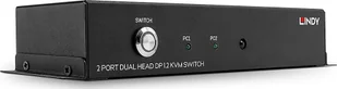 Adapter USB Lindy Adap Lindy KVM, Audio, USB Switch 2-port - Adaptery i przejściówki - miniaturka - grafika 1