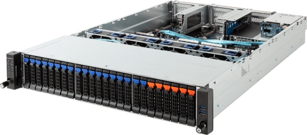 Serwer Gigabyte Gigabyte Barebone R281-Z91 rev. B00 2U Dual Sockel SP3 6NR281Z91MR-00