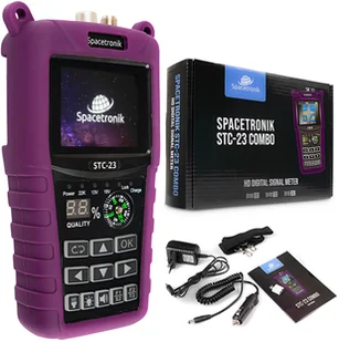 Miernik satelitarny Spacetronik STC-23 VF6800 Combo DVB-S2+T2/C - Akcesoria TV-SAT - miniaturka - grafika 1