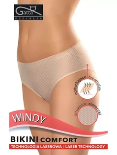 Majtki damskie - Figi Bikini Windy Comfort by Gatta White (Rozmiar L) - grafika 1