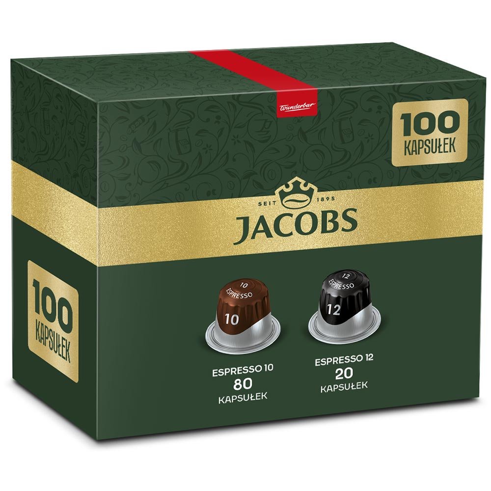 Kapsułki Jacobs kawa do Nespresso(r)*, 100 kapsułek zestaw 80+20 Gratis!