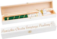 Dewocjonalia - Świeca z szatką na chrzest ze zdjęciem dziecka oraz pudełkiem Model G25 - miniaturka - grafika 1