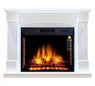 Kominek elektryczny z obudową ArtiFlame BOSTON AF28S LED BIAŁY BIANCO (z dźwiękiem) - Kominki elektryczne - miniaturka - grafika 1