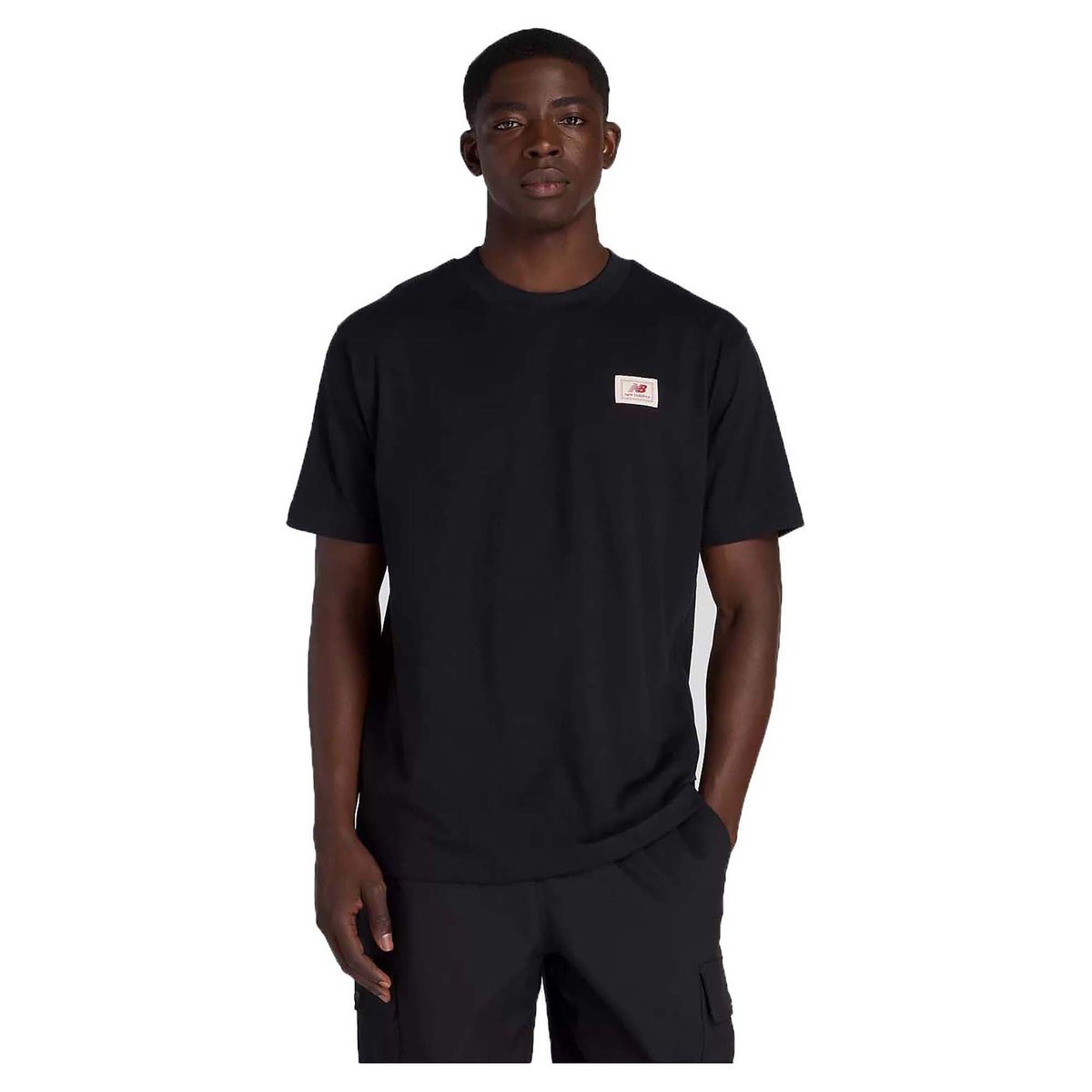 T-Shirt Uomo new balance MT53928BK Nero