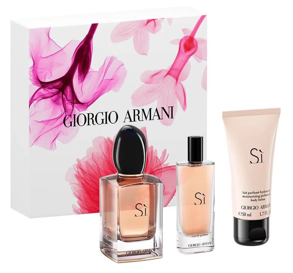 Giorgio Armani (Si woda perfumowana 50ml + Balsam do ciała 50ml + Si woda perfumowna 15ml)