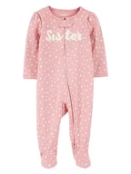 Śpiochy dla niemowląt - carter's Śpioszki w kolorze jasnoróżowym - miniaturka - grafika 1