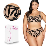 Biustonosze - Biustonosz Soft Side Support AV 2125 miękki beżowy czarny  85B - miniaturka - grafika 1