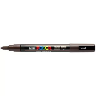UNI ball POSCA marker (z delikatną końcówką okrągłą) zielone jabłko, ciemnobrązowy PX202317000 - Markery do tablic - miniaturka - grafika 1