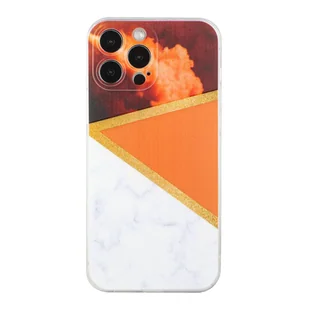 Etui König Design kompatybilne z Apple iPhone 13 Pro Max plastikowe, miękkie etui na telefon - Etui na telefon komórkowy pomarańczowe - Etui i futerały do telefonów - miniaturka - grafika 1