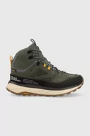 Buty trekkingowe męskie - Jack Wolfskin buty Terraquest Texapore Mid męskie kolor zielony - miniaturka - grafika 1