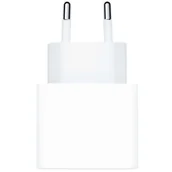 Ładowarki do telefonów - Ładowarka sieciowa oryginalna Apple USB-C typ C 20W szybka MHJE3ZM/A do iPhone adapter kostka Biała + Kabel 1m - miniaturka - grafika 1