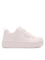 Buty dla dziewczynek - Skechers Sneakersy COURT HIGH 310197L LTPK Różowy - miniaturka - grafika 1