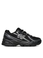 Buty dla dziewczynek - New Balance Sneakersy GR740BM Czarny - miniaturka - grafika 1