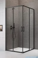 Kabiny prysznicowe - Radaway Premium Pro Black Kdd  kabina 90x90cm szkło przejrzyste 1017090-54-01L/1017090-54-01R - miniaturka - grafika 1