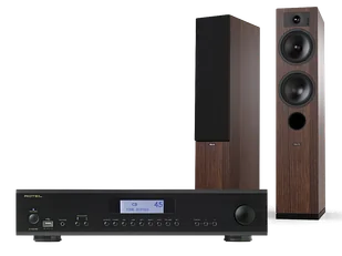 Rotel A12 MkII (czarny) + Tesi 5 (mokka) - Zestawy stereo - miniaturka - grafika 1