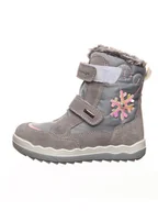 Kozaki damskie - Primigi Skórzane kozaki zimowe w kolorze szarym - miniaturka - grafika 1