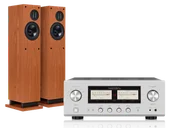 Zestawy stereo - Luxman L-505Z (srebrny) + Response D20R (wiśnia) - miniaturka - grafika 1