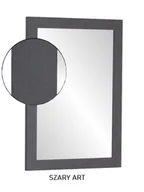 Lustra - Lustro Profilmat 90X80 w ramie GRAFITOWEJ, SZARY ART PREMIUM - miniaturka - grafika 1