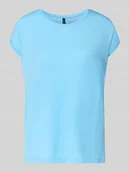 Koszulki i topy damskie - T-shirt w kroju relaxed fit z mieszanki lyocellu Model 'AVA' - miniaturka - grafika 1