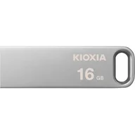 Pendrive - Kioxia USB flash disk, USB 3.0, 16GB, Biwako U366, Biwako U366, srebrny, LU366S016GG4, USB A - miniaturka - grafika 1