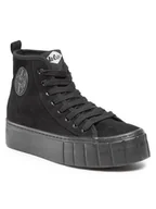 Sneakersy damskie - Lee Cooper Sneakersy LCJ-22-31-1432LA Czarny - miniaturka - grafika 1