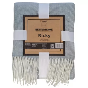 Koc Szenilowy RICKY frędzle 
130x170 cm - Koce - miniaturka - grafika 1