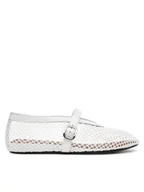 Baleriny - Badura Baleriny MIMOSA-SLT-24067P-52 Biały - miniaturka - grafika 1