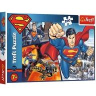 Puzzle - Trefl Puzzle 200 Superman Bohater - miniaturka - grafika 1
