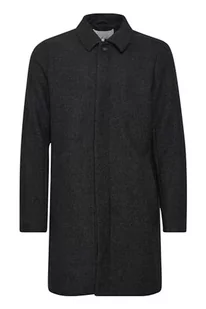Casual Friday Płaszcz męski Cfoliver Long Wool Mix Coat, 50818/Dark Grey Melange, XL - Płaszcze męskie - miniaturka - grafika 1