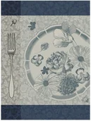 Ściereczki, gąbki, czyściki - Le Jacquard Fran ais Ściereczka kuchenna Fleurs  Croquer Niebieska - miniaturka - grafika 1