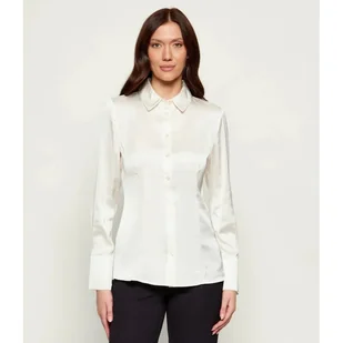 GUESS Satynowa koszula FERNANDA Slim Fit - Koszule damskie - miniaturka - grafika 1