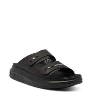 Karl Lagerfeld Skórzane klapki - Klapki i japonki męskie - miniaturka - grafika 1